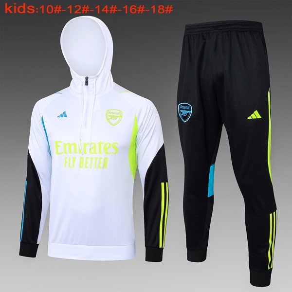 Ninos Sudadera Con Capucha Arsenal 2024 Blanco 2